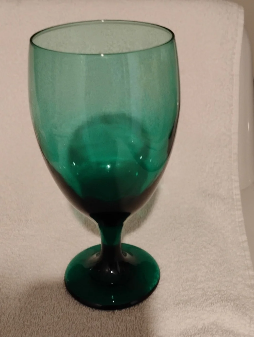 Libby's Vintage Teardrop Juniper Goblet